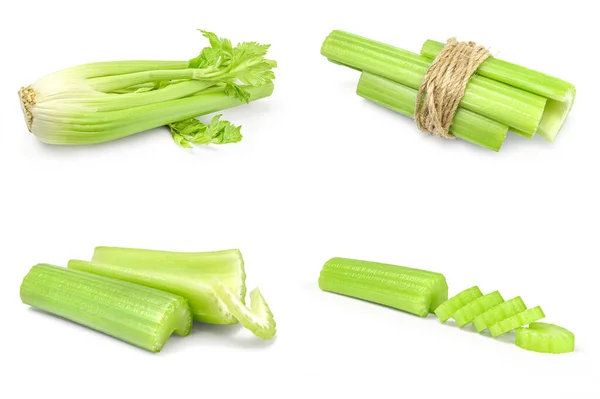 Skupina celeru izolované na bílém pozadí výřezu — Stock fotografie