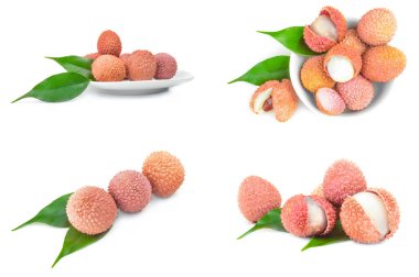 Arkaplanda lychee kolajı