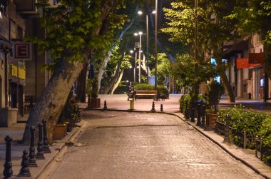 Gece Istanbul'da sokak