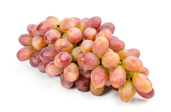 Most ripe and juicy bunch of grapes isolated on white close-up — Stock Photo, Image