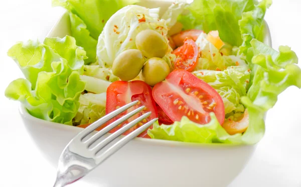 Delicious greek salad — Stock Photo, Image