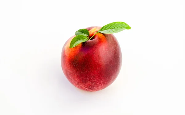 Red fresh nectarine — Stock Photo, Image