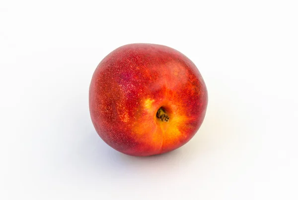Nectarine isolated on white — Stock Photo, Image