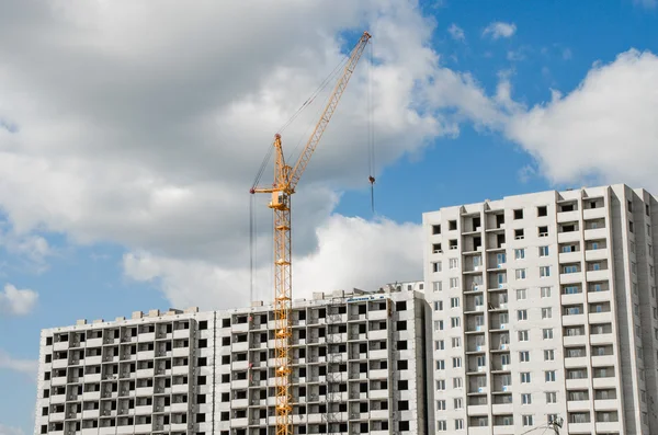 Construcción de los nuevos edificios — Foto de Stock