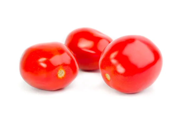 Three red tomatoes — Stock Photo, Image