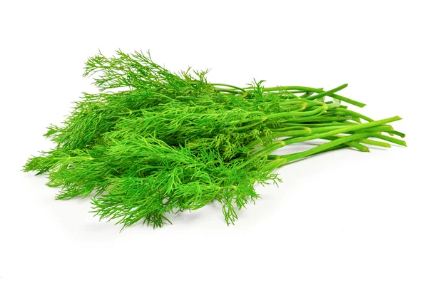 Bunch aneto erba isolato su sfondo bianco — Foto Stock