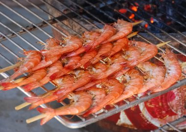 Izgara karides ve hazır Satılık