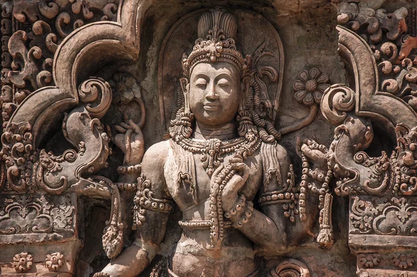 Carving Buddha on the wall — Stock Photo, Image