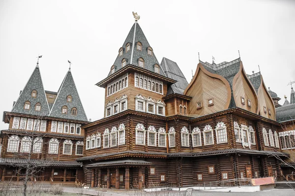Деревянный дворец царя Алексея Михайловича — стоковое фото