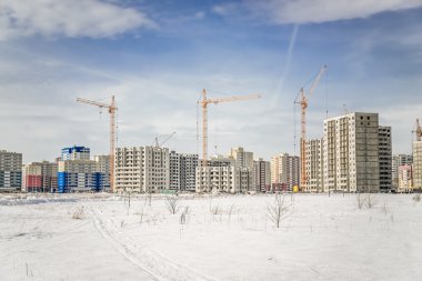 Yeni binanın inşaatı