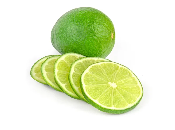 Citrus lime frukt isolerad på vit — Stockfoto