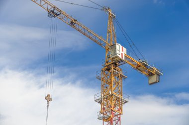 Multistorey konut inşaat ve inşaat vinçleri