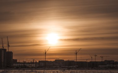 İnşaat highrise bina ve inşaat işleri