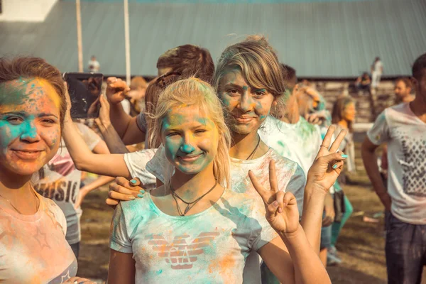 PENZA, RÚSSIA - SETEMBRO 6, 2015: Festa de cores na Rússia — Fotografia de Stock