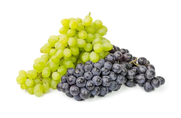Winogrona na białym tle na biały wyłącznik — Zdjęcie stockowe