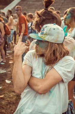 Penza, Rusya - 6 Eylül 2015: Büyük Hint Festivali Rusya