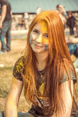 Penza, Rusya - 6 Eylül 2015: İnsanlar geleneksel ve törensel bir bayram kutlamak