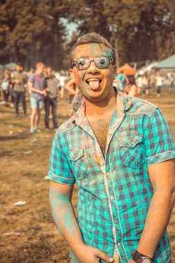 Penza, Rusya - 6 Eylül 2015: Rusya'da renkler Hint bayram