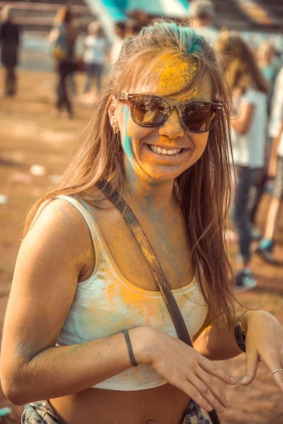 Penza, Rusya - 6 Eylül 2015: Festival renk