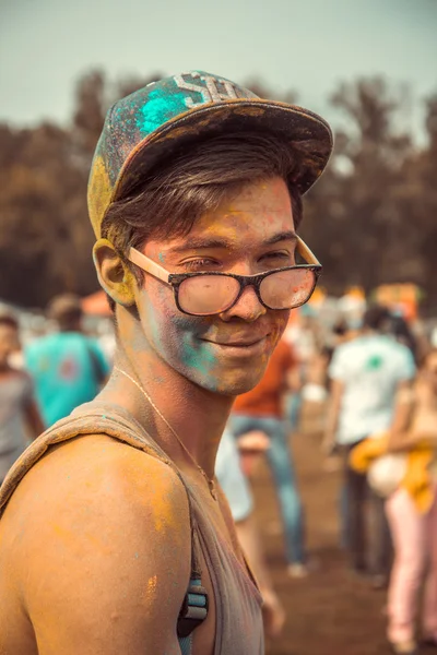 PENZA, RUSSIA - SEPTEMBER 6, 2015: Indian festival of love — Stock Photo, Image