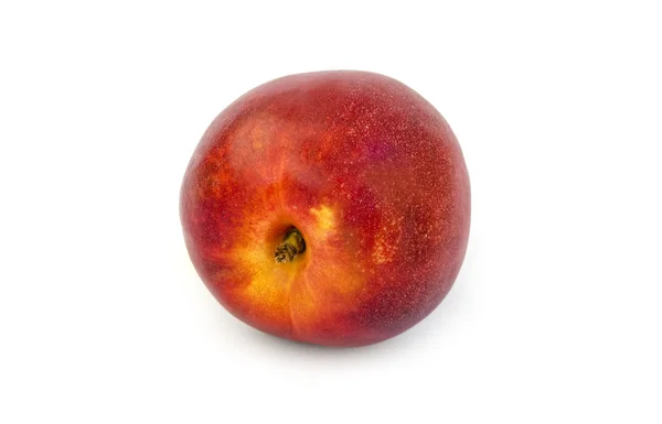 Frutas nectarinas isoladas — Fotografia de Stock