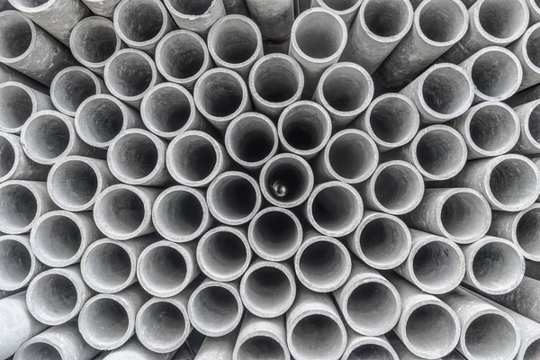 Tubos de amianto para drenaje de agua — Foto de Stock