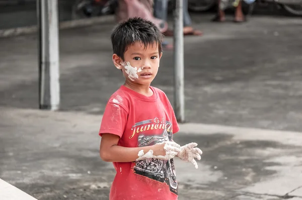 PATTAYA, THAILANDIA - 18 APRILE 2013: Festival di Songkran in Thailandia . — Foto Stock