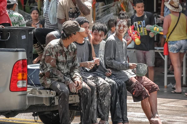 PATTAYA, THAILANDIA - 18 APRILE 2013: Festival di Songkran in Thailandia — Foto Stock