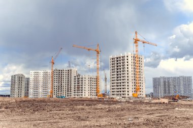 Kule Vinç ve inşaat şantiye