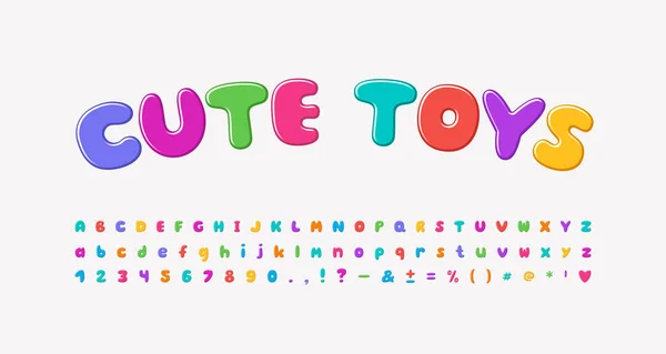 Premium Vector  Colorful font with lowercase and uppercase letters