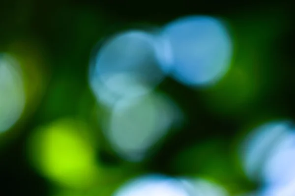 Green blurred background with bokeh — Stock Photo, Image