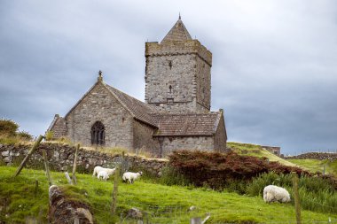 St Clements Church, Rodel, Isle of Harris, Western Isles, Outer Hebrides, Scotland clipart