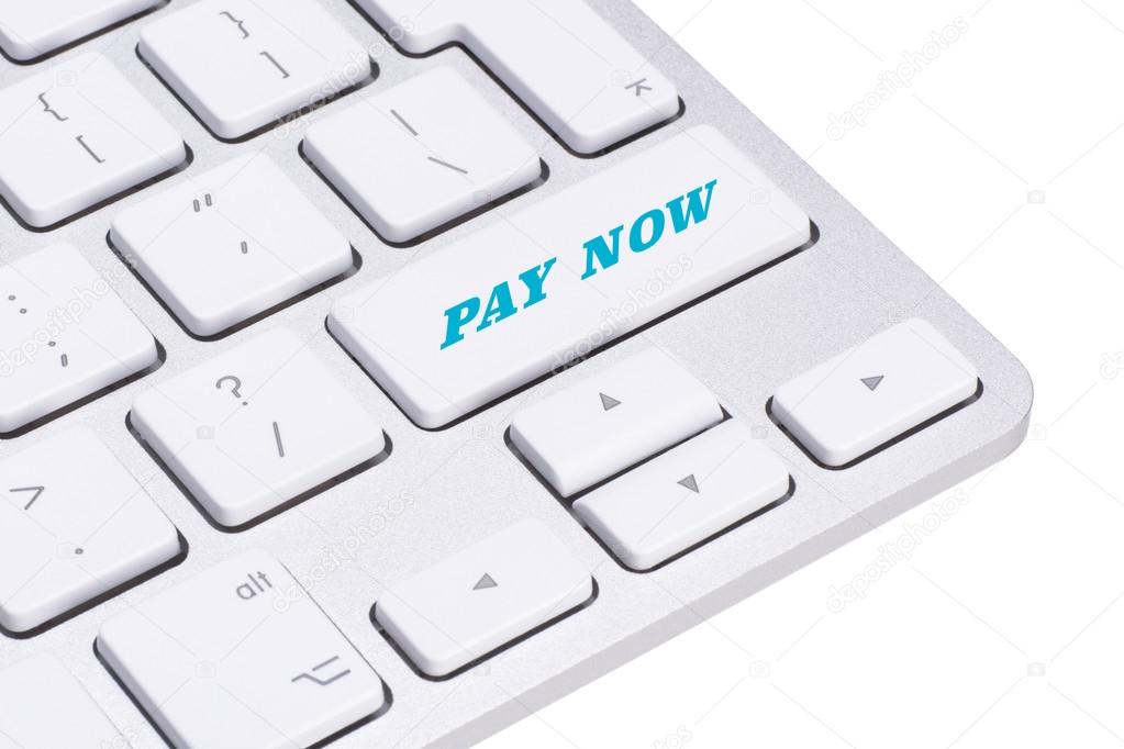 Pay now button on keyboard