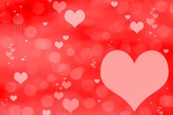 Valentine harten abstracte achtergrond. St.Valentine de dag Wallpaper. Hart vakantie achtergrond — Stockfoto