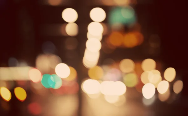 Artistic style - Defocused, blurred urban abstract traffic background — Stock Photo, Image