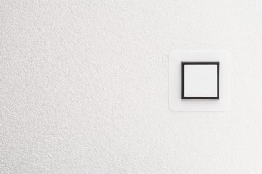 Beyaz duvar, ayrıntı ışık geçiş kopya alanı ile vurdu