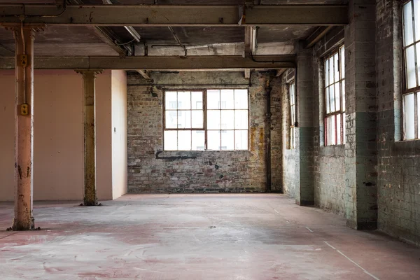 Empty warehouse office or commercial area, industrial background — Stock Photo, Image