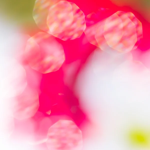 Abstract red and green circular bokeh background — Stock Photo, Image