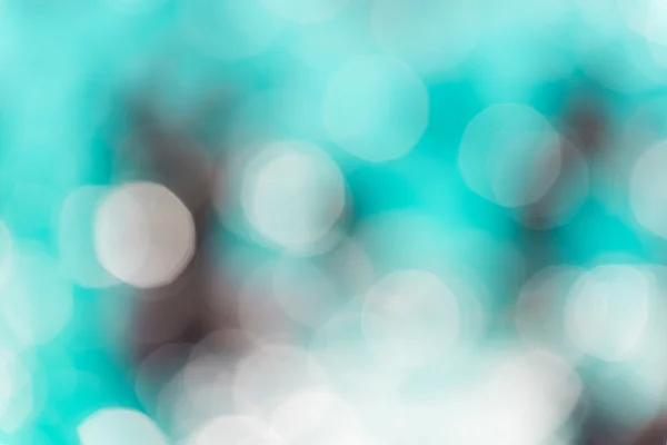 Abstrakte blaue und grüne runde Bokeh Hintergrund — Stockfoto