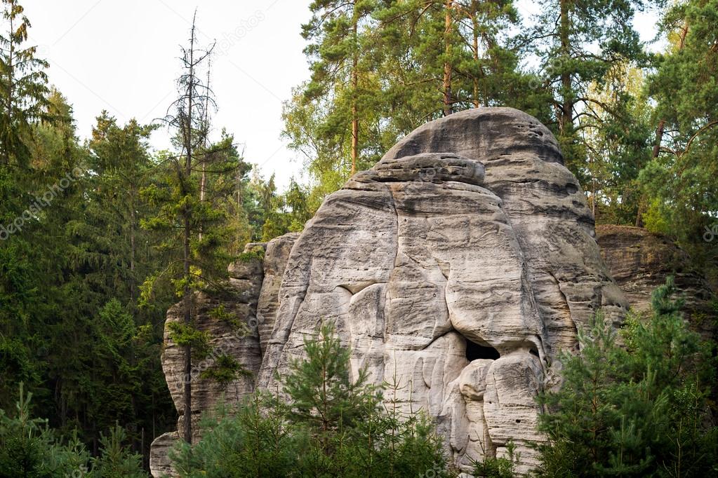 Cesky raj sandstone cliffs - Prachov Rocks, Czech Republic