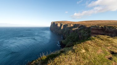 Isle Hoy kayalıklarla, Orkney, İskoçya