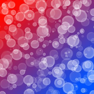 Farklı şeffaflık kabarcıkları ile kabarcık renkli arkaplan