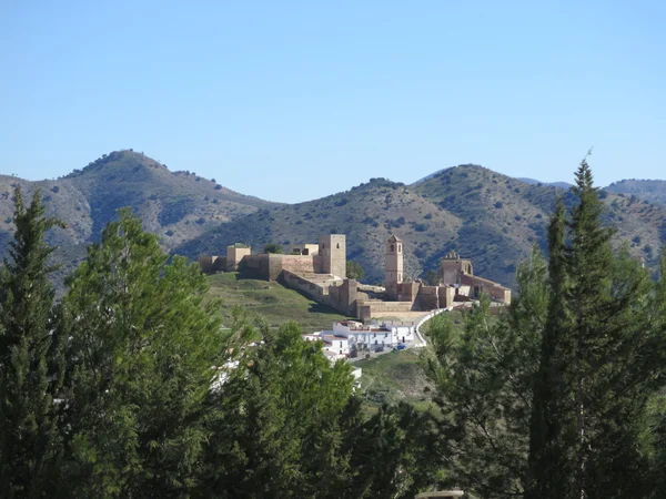 Alora arabische Burg — Stockfoto