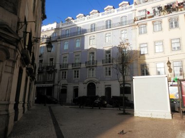 Lizbon daire bloğu ile karo dış