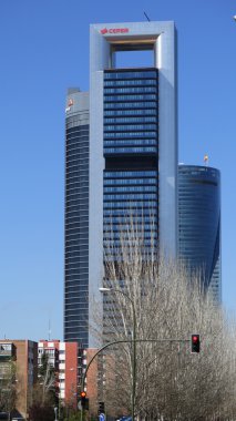 Madrid içinde iş gökdelenler