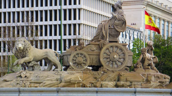 Plaza de Cibeles, Madrid Spain — Zdjęcie stockowe