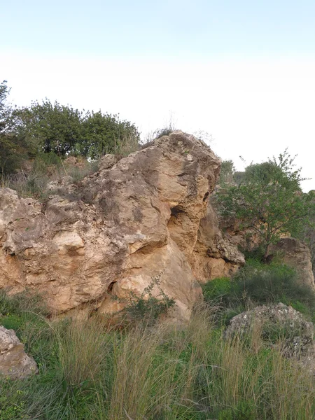 Felslandschaft in der Landschaft von Alora — Stockfoto