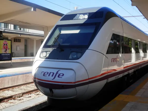 Train à la gare Jaen — Photo