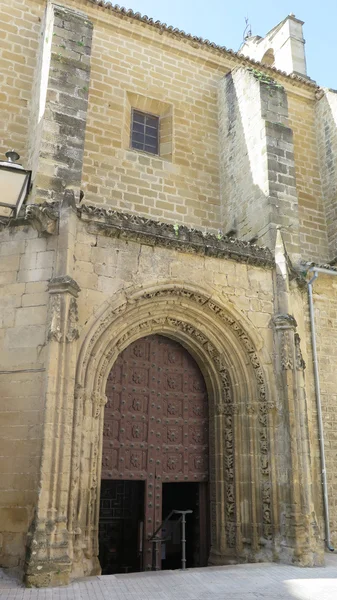 Drzwi kościoła w Jaen — Zdjęcie stockowe