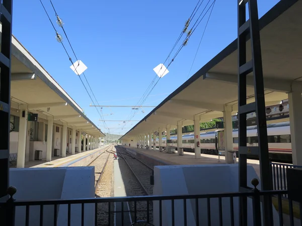 Jaen tåg station plattform — Stockfoto